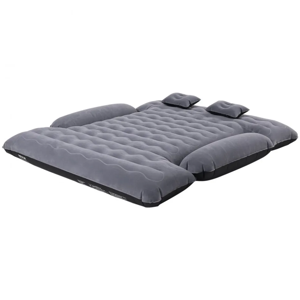 VEVOR Truck Bed Air Mattress, for 6-6.5 ft Full Size Truck Beds, Inflatable Air Mattress Camping Bed with 12V Air Pump 2 Pillows, Carry Bag, for Chevrolet Silverado, Dodge Ram, Ford 150/250/350