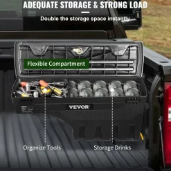 VEVOR Truck Bed Storage Tool Box 2019-20 Chevrolet Silverado 1500 Left+Right
