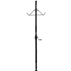 VEVOR Truck Hitch Game Hoist, 500 lbs Load Capacity, Hunting Deer Hoist with 2-inch Receiver, 360-Degree Swivel Shaft & Adjustable Height, Includes Gambrel Winch for Skinning & Cleaning Game