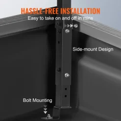 VEVOR Truck Rack, 19-34inch Extendable Truck Ladder Rack, 38.6