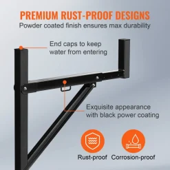 VEVOR Truck Rack, 19-34inch Extendable Truck Ladder Rack, 38.6