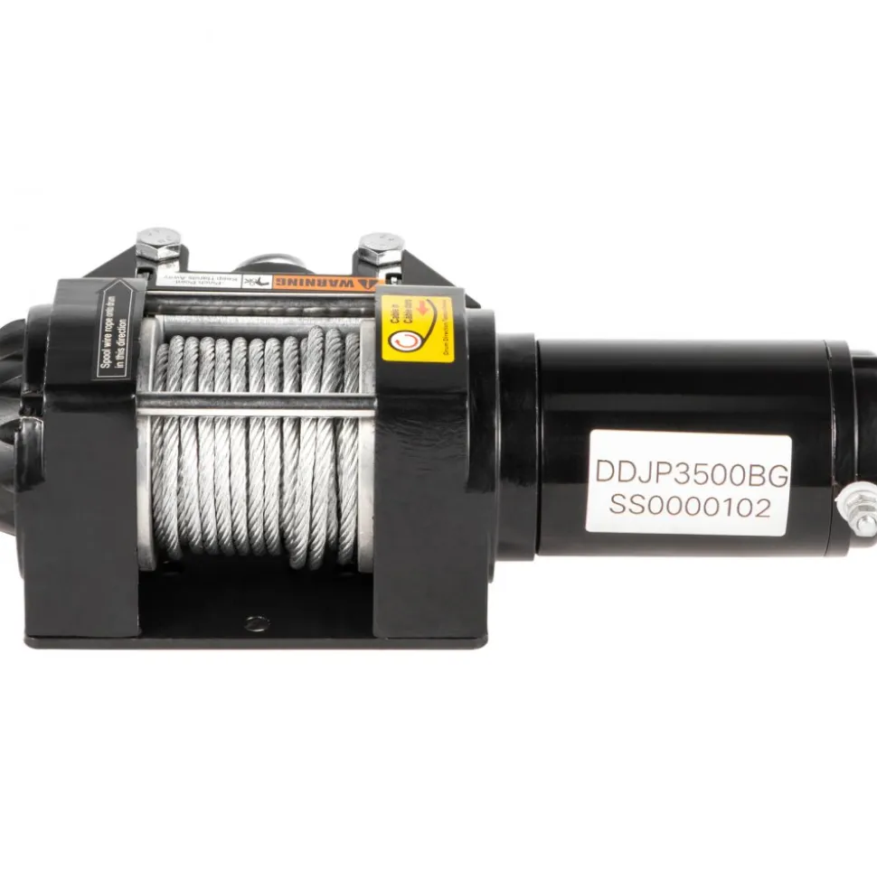 VEVOR Truck Winch 3,000LBS Electric Winch 10m Steel Cable 12V Power Winch Jeep Winch with Wireless Remote Control and Powerful Motor for UTV ATV & Jeep Truck and Wrangler Accessories in Car Lift
