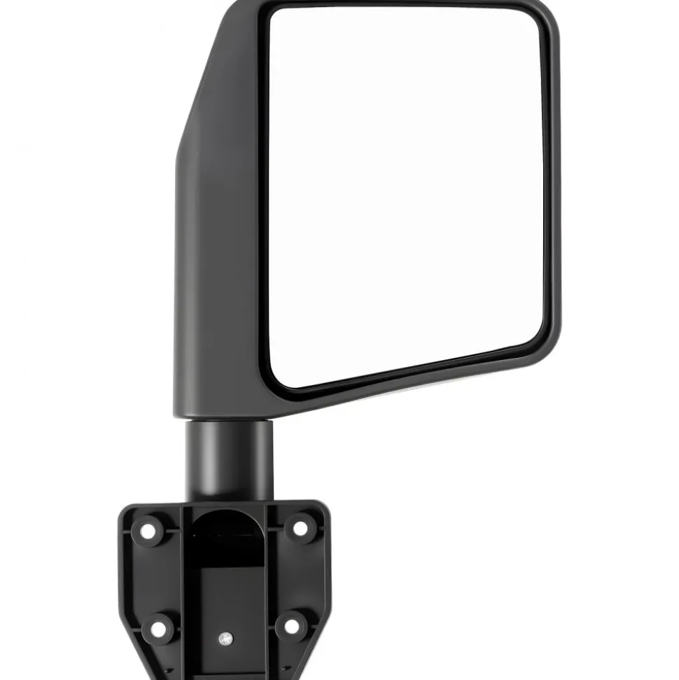 VEVOR Tube Door Side Mirrors, Compatible with Jeep Wrangler CJ7 YJ TJ JK JL/Gladiator JT/Cherokee XJ, DOT-Certified Side View Mirrors for Half Tubular Doors, Up/Down/Left/Right Adjustable, 1 Pair