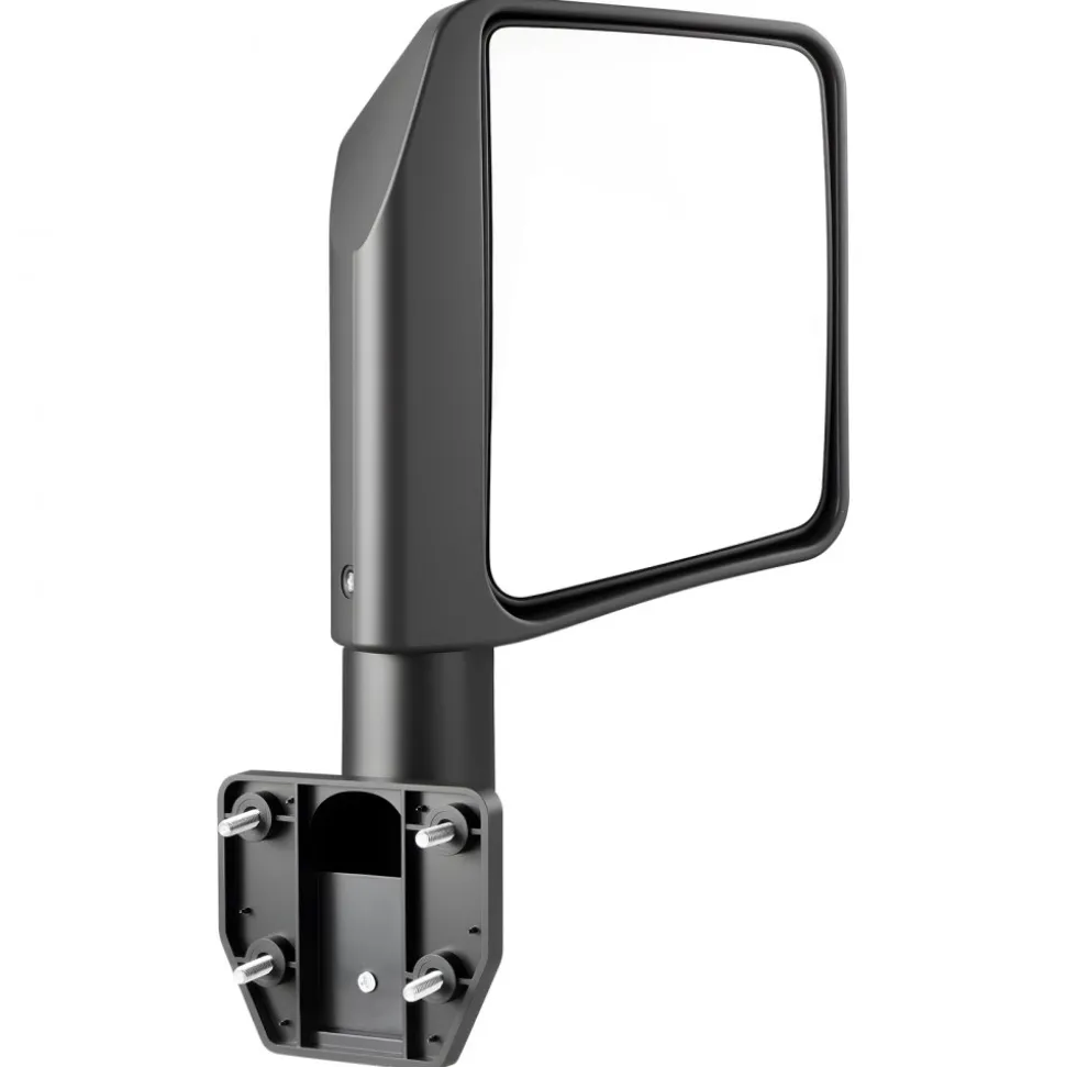 VEVOR Tube Door Side Mirrors, Compatible with Jeep Wrangler CJ7 YJ TJ JK JL/Gladiator JT/Cherokee XJ, DOT-Certified Side View Mirrors for Half Tubular Doors, Up/Down/Left/Right Adjustable, 1 Pair