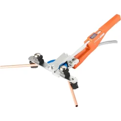 VEVOR Tubing Bender Kit, 1/4 to 7/8 Inch, Compact Ratcheting Tube Pipe Bender, Forward/Reverse Hand Bending Tool, with 7 Color Aluminium Alloy Dies, for Copper HVAC Air Conditioning Refrigeration