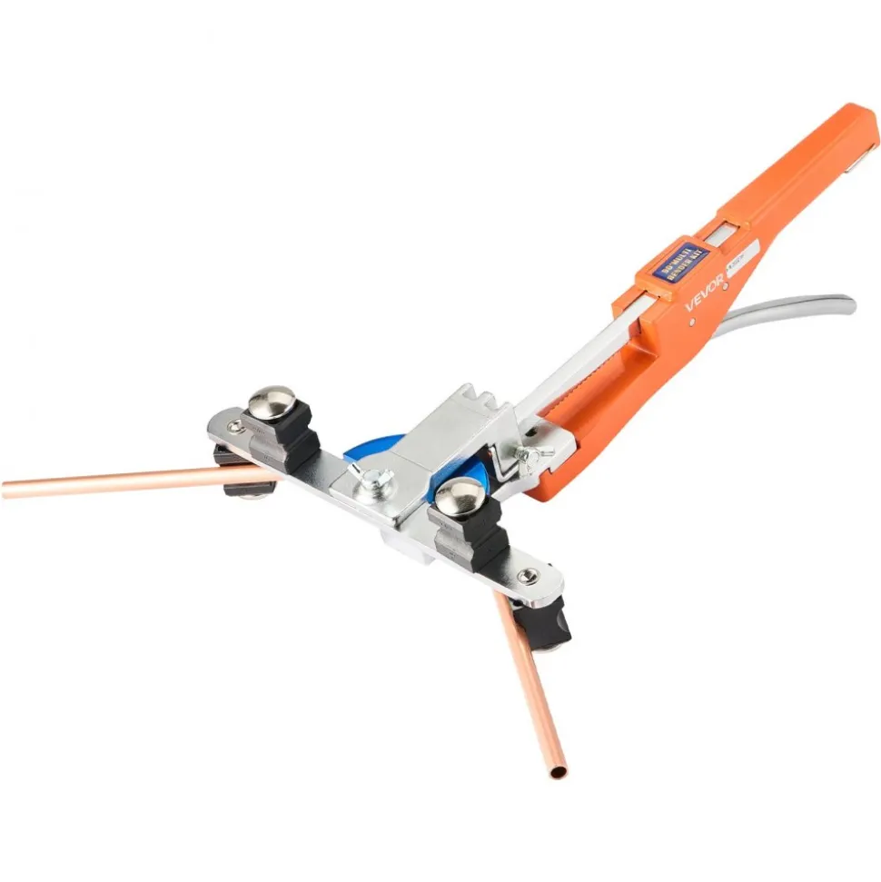 VEVOR Tubing Bender Kit, 1/4 to 7/8 Inch, Compact Ratcheting Tube Pipe Bender, Forward/Reverse Hand Bending Tool, with 7 Color Aluminium Alloy Dies, for Copper HVAC Air Conditioning Refrigeration