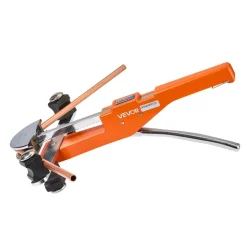VEVOR Tubing Bender Kit, 1/4 to 7/8 Inch, Compact Ratcheting Tube Pipe Bender, Ratchet Hand Bending Tool, with 7 Aluminium Alloy Dies, HVAC Tools, for Copper Aluminum HVAC Refrigeration Maintenance