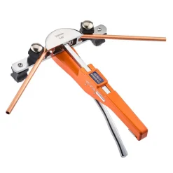 VEVOR Tubing Bender Kit, 1/4 to 7/8 Inch, Compact Ratcheting Tube Pipe Bender, Ratchet Hand Bending Tool, with 7 Aluminium Alloy Dies, HVAC Tools, for Copper Aluminum HVAC Refrigeration Maintenance