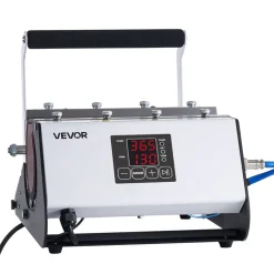 VEVOR Tumbler Heat Press Machine, 30 oz and 40 oz Mug Press, Fast and Even Heating, with Tape, Gloves, Easy Temp and Time Setting, Heat Transfer for Sublimation Tumblers, Cups, Mugs, Black and White