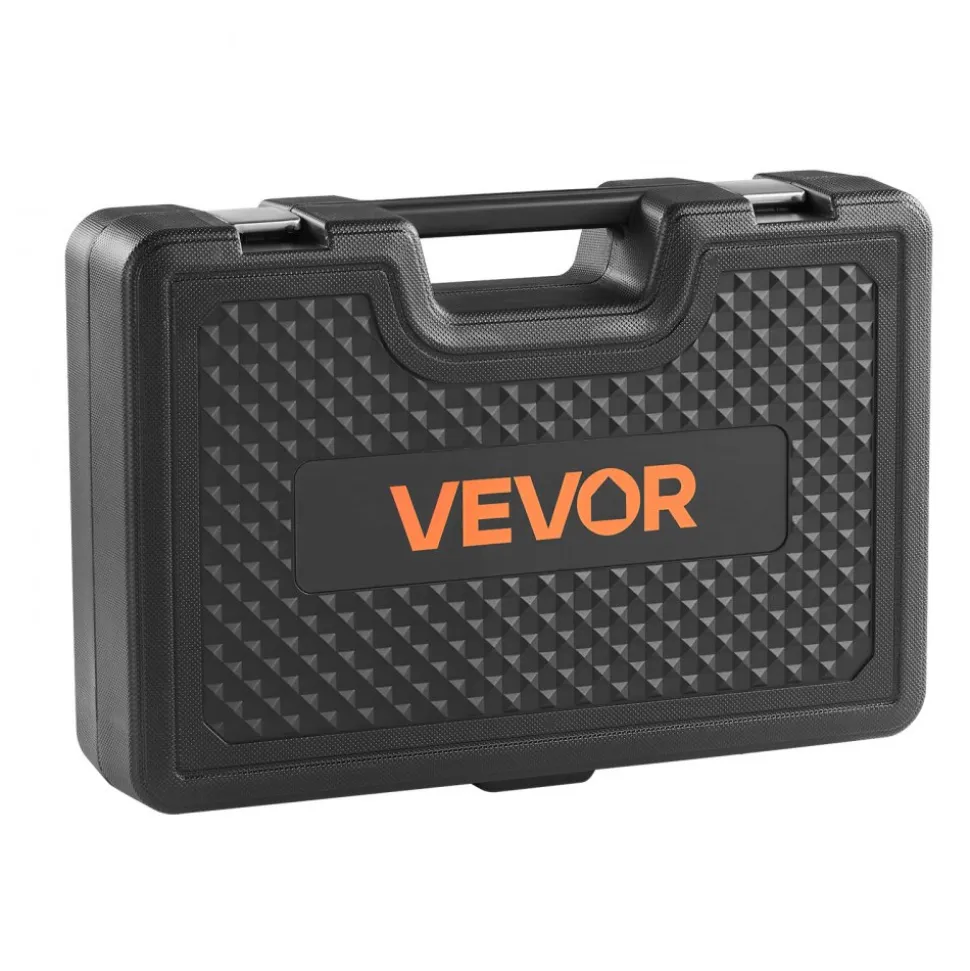 VEVOR Turbo Boost Leak Tester Kit, Compatible with 3"/3.5"/4" Pipe, 0-150 PSI Valve Gauge & 0-60 PSI Adapter Gauge, Turbo System Leakage Tester Set with 4 Pairs of Air Fittings for Diesel Trucks, SUVs