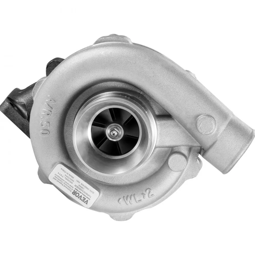 VEVOR Turbo Turbocharger with Gasket Kit, Turbo Charger Replacement for Car Engines, Compatible with 1.5L-4.0L Engine Displacements, Heat Resistance Engine Turbocharger with K418 Alloy Impeller