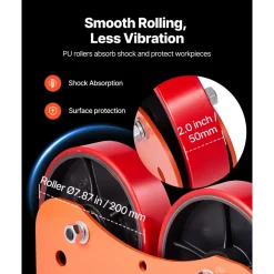 VEVOR Turning Rolls Linkage Roller, 2205 lbs Load Capacity, 2