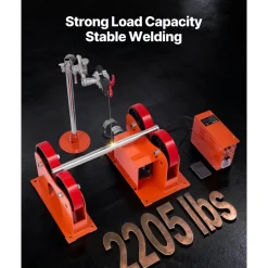 VEVOR Turning Rolls Linkage Roller, 2205 lbs Load Capacity, 2