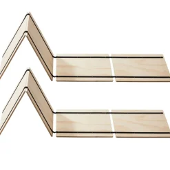 VEVOR Twin Size Bunkie Board, 0.4 in Foldable Bed Board Slats with Connection, Wooden Mattress Support for Twin Size Bed, Support under Mattress Boards, Ready to Use, 8 Piece, Burlywood