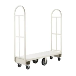 VEVOR U-Boat Platform Truck Dolly, 2000 lbs Load Capacity, Heavy Duty Steel Utility Cart, Industrial Hand Push Truck with Six Wheels and Dual Detachable Handles, for Warehouse, 60 x 16.1 x 59.5 in