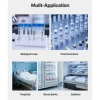 VEVOR Ultra Low Temperature Freezer, 28 L, −40℉ to −123℉ Adjustable Temp Range, with Rollers and Digital Display, 304 Stainless Steel Liner, Low Temperature Lab Freezer for Laboratory Samples Storage