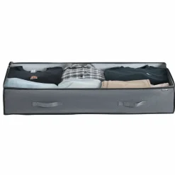 VEVOR Under Bed Storage with Clear Lids, 39.2 x 19.7 x 7.1 Inch, 90L Large Underbed Clothes Storage Containers, Low Profile Under Bed Drawer Shoe Organizer Bins Box for Blanket Shoe Bedroom, 4 Pack