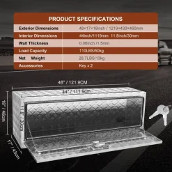 VEVOR Underbody Truck Box, 48