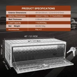 VEVOR Underbody Truck Box, 48