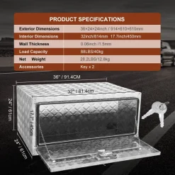 VEVOR Underbody Truck Box, 36
