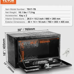 VEVOR Underbody Truck Box, 30