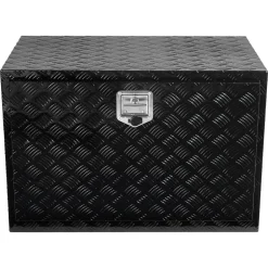 VEVOR Underbody Truck Box, 60" x 24" x 24" Pickup Storage Box, Heavy Duty Aluminum Diamond Plate Tool Box with Lock and Keys, Waterproof Trailer Storage Box with T-Handle Latch for Truck, Van, Trailer