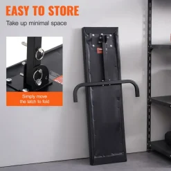 VEVOR Under Dash Creeper, 40 in, 330 lbs Load Capacity Rolling Mechanic Garage Creeper, 20.3-27.4 in Height Adjustable, Laying Down or Upright Inside of Car or Truck, Easy Fold Support for Garage Shop