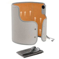 VEVOR Under Desk Space Heater,Rollable Foot Warmer Portable for Home&Office,Timer & Secure,Quiet for Legs,Ankles,Touch&Remote Control Personal Electric Round Surround Warming Pad,Over-Heat Protection