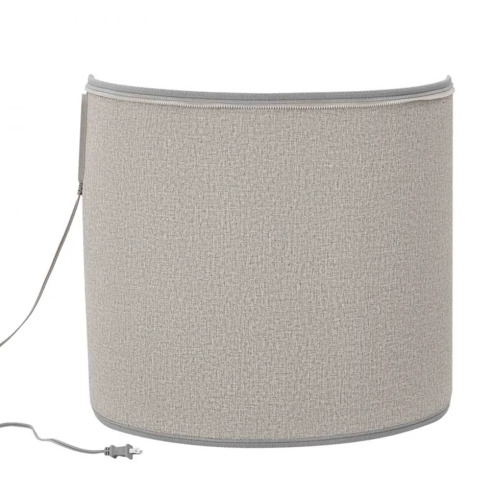 VEVOR Under Desk Space Heater,Rollable Foot Warmer Portable for Home&Office,Timer & Secure,Quiet for Legs,Ankles,Touch&Remote Control Personal Electric Round Surround Warming Pad,Over-Heat Protection