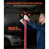 VEVOR Underhoist Support Stand, 1 Ton (2204 lbs) Capacity Under Hoist Jack Stand with Handle, Adjustable Height, Bearing Mounted Spin Handle, Self-Locking Threaded Screw, Support Vehicle Components