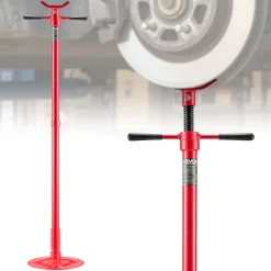 VEVOR Underhoist Support Stand, 3/4 Ton (1653 lbs) Capacity Under Hoist Jack Stand, Lifting from 54.02" to 83.86", Bearing Mounted Spin Handle, Self-Locking Threaded Screw, Support Vehicle Components