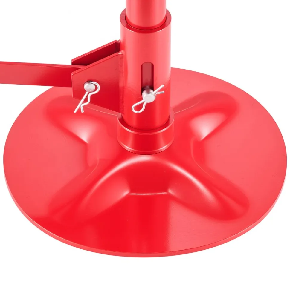 VEVOR Underhoist Support Stand, 3/4 Ton (1653 lbs) Capacity Under Hoist Jack Stand, Lifting from 51.97" to 80", Bearing Mounted Spin Handle, Foot Pedal, 12" Diameter Base, Support Vehicle Components