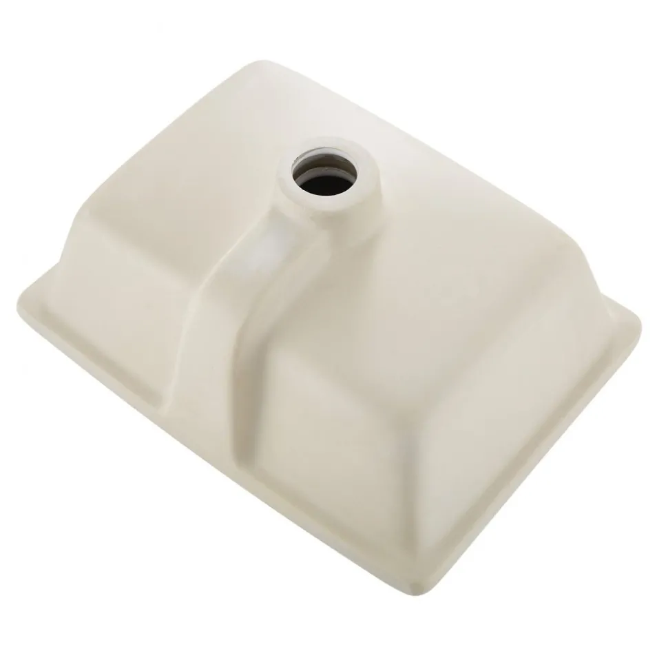 VEVOR Undermount Bathroom Sink, 20.87 x 14.76 Inch Rectangular White Ceramic Vessel Sink with Overflow Hole, Under Counter Drop in Modern Lavatory Vanity Bath Wash Bowl Basin, Rectangle Small Space