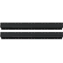 VEVOR Undermount Drawer Slides, 32 inch, Full Extension Ball Bearing Under Stair Cabinet Rails, 260 LB Load Capacity Heavy Duty Bottom Stair Cabinet Glides Track Runners,for DIY Replacement, Black
