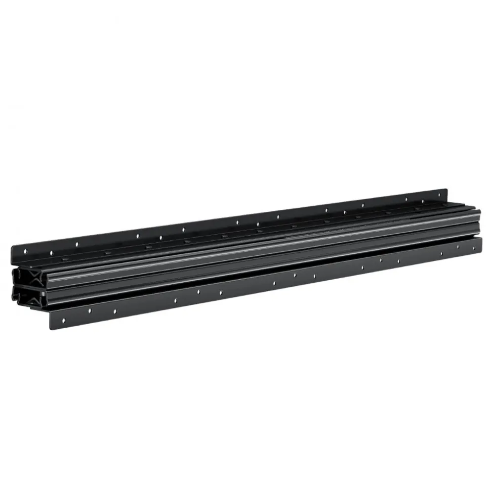 VEVOR Undermount Drawer Slides, 32 inch, Full Extension Ball Bearing Under Stair Cabinet Rails, 260 LB Load Capacity Heavy Duty Bottom Stair Cabinet Glides Track Runners,for DIY Replacement, Black