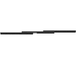 VEVOR Undermount Drawer Slides, 32 inch, Full Extension Ball Bearing Under Stair Cabinet Rails, 260 LB Load Capacity Heavy Duty Bottom Stair Cabinet Glides Track Runners,for DIY Replacement, Black