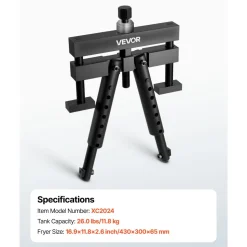 VEVOR Universal Cylinder Liner Puller Assembly, Used for Mack Cummins Cat on Wet Liner from 3-7/8 in to 6-1/4 in Bore, Diesel Engine Cylinder Liner Removal Tool, Replace PT-6400-C, M50010-B, 3376015