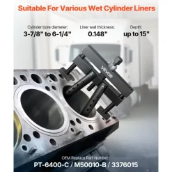 VEVOR Universal Cylinder Liner Puller Assembly, Used for Mack Cummins Cat on Wet Liner from 3-7/8 in to 6-1/4 in Bore, Diesel Engine Cylinder Liner Removal Tool, Replace PT-6400-C, M50010-B, 3376015