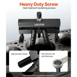 VEVOR Universal Cylinder Liner Puller Assembly, Used for Mack Cummins Cat on Wet Liner from 3-7/8 in to 6-1/4 in Bore, Diesel Engine Cylinder Liner Removal Tool, Replace PT-6400-C, M50010-B, 3376015