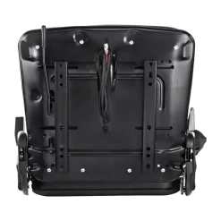 VEVOR Universal Forklift Seat, Fold Down Tractor Seat with Adjustable Angle Back, Micro Switch and Retractable Seatbelt, 6.3-13.4 inch Slot Forklift Seat for Tractor Loader Excavator