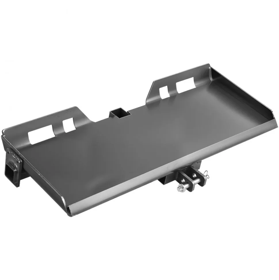 VEVOR Universal 3-point Skid Steer Plate, 3/8" Skid Steer Attachment Plate, 7000lbs Skid Steer Mount Plate Steel Adapter Loader, Compatible with Deere, Kubota, Bobcat, Mahindra Skid Steers, Tractors