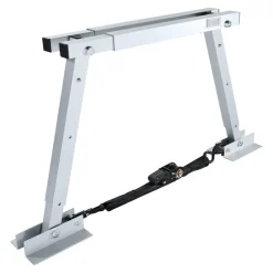 VEVOR Universal RV Stabilizer, RV Bumper Stabilizer for Trailers, Campers, Fifth Wheel, Compact Foldable Design for Easy Storage, Adjustable Height from 12 inch to 28 inch, Reduces RV Wobble, 1 Pack