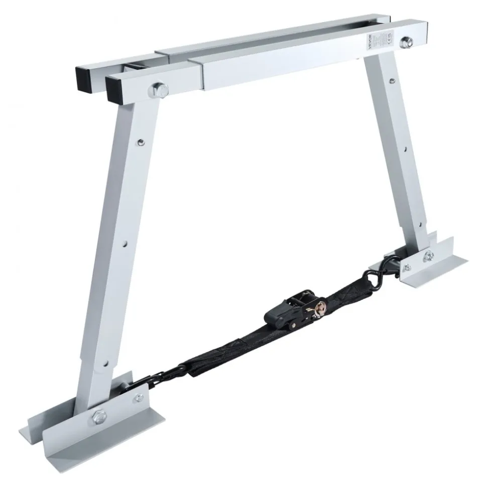 VEVOR Universal RV Stabilizer, RV Bumper Stabilizer for Trailers, Campers, Fifth Wheel, Compact Foldable Design for Easy Storage, Adjustable Height from 12 inch to 28 inch, Reduces RV Wobble, 1 Pack