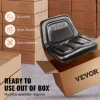 VEVOR Universal Tracor Seat, Lawn Mower Seat with Micro Switch and Drainage Holes, 6.3-13.4 inch Extended Slot Tractor Seat for Tractor Loader Excavator