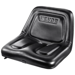 VEVOR Universal Tracor Seat, Lawn Mower Seat with Micro Switch and Drainage Holes, 6.3-13.4 inch Extended Slot Tractor Seat for Tractor Loader Excavator