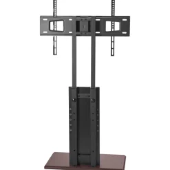 VEVOR Universal TV Stand, Table Top TV Stand for 32-70 inch Screens, Swivel and Height Adjustable TV Mount Stand Holds up to 99 lbs with Power Strip, for Living Room, Bedroom, MAX VESA 600 x 400 mm