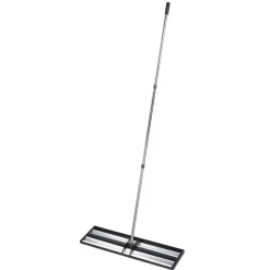 VEVOR Updated Lawn Leveling Rake with Roller, 48'' x 10