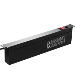 VEVOR 1U PDU, 8 Outlets, Rack Mount Power Strip Fits Standard 19