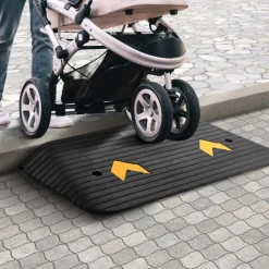 VEVOR Upgraded Rubber Threshold Ramp, 3