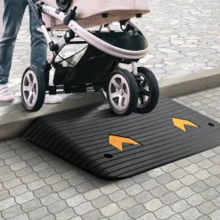 VEVOR Upgraded Rubber Threshold Ramp, 3.5